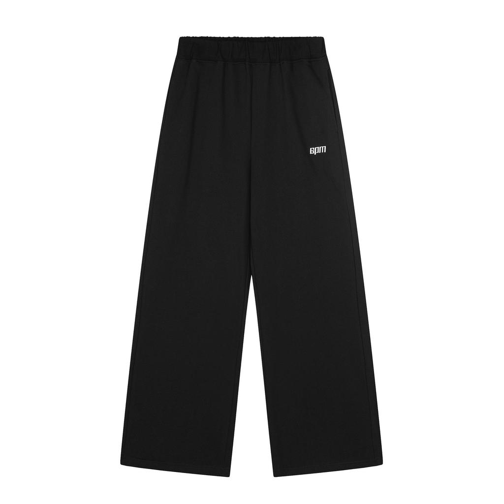 Trendige 6PM schwere Baumwoll-Reißverschlussjacke: Lockerer Schnitt, Streetwear-Stil mit aufgesetzter Stickerei.