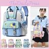 Cute Cartoon Rabbit Astronaut Printed Childrens Backpack With Wallet School For