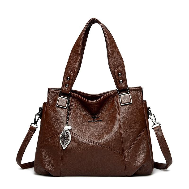 Medium mother bag new large-capacity women's handbag tote bag simple shoulder messenger bag