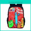 Numberblocks Kids Backpack With Breathable Nylon Material For School And Learning