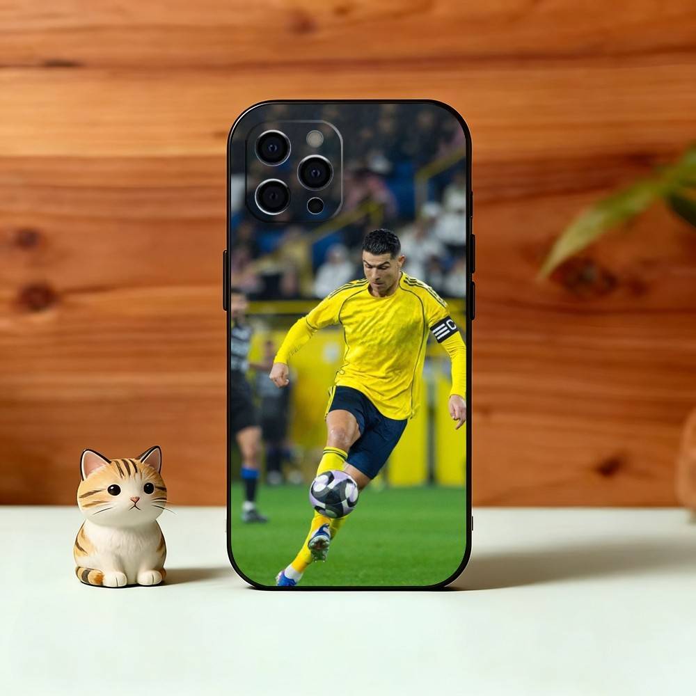 C-Ronaldo Phone Case For iPhone 17, 16,15,14,13,12,11 Plus,Pro Max, Others Soft Black Cover