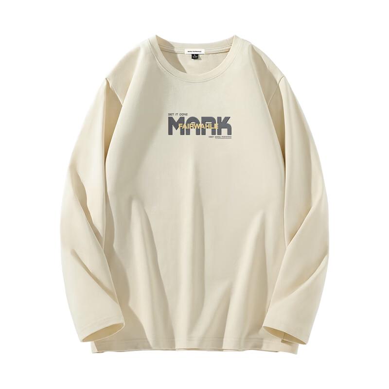 Mark Fairwhale Men's Pure Cotton Long Sleeve Crew Neck T-Shirt