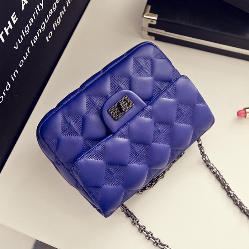 Geantă mică nouă cu lanț de diamant, geantă de umăr oblică la modă pentru femei, geantă de damă