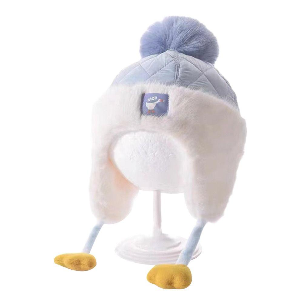 1-4 Years Ear Protection Kids Beanie Cap Windproof Children Warm Cap  for Baby Children Kids