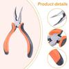Heavy Duty Duck Chicken Poultry Bone Pliers with Curved Nose, Spring Loaded Kitchen Cooks Gadget for Effortless Deboning