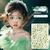 1 Blatt Elfen Schmetterling Gesichtsaufkleber Kawaii Selbstklebend Weben Schmetterling Deko Für Bühne Konzert Make-up Zubehör