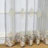 1PC Nuan Series 10-20% Blackout European Style Embroidered High-end Atmospheric Sheer Curtain for Living Room Bedroom Home Decor
