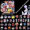 Genesis 50pcs Neon Evangelion Stickers Eva Diy Waterproof Laptop Decals Suitcase