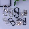 10Pcs S Hooks Eco-Friendly Metal Key Clip Camping Secure Backpacks Fastener Carabiner Keychain Stable Wilderness Survival Tools