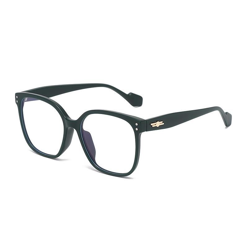 New anti-blue glasses, men's and women's tide transparent flat glasses, fashionable, small face, can be matched with degree plain artifact