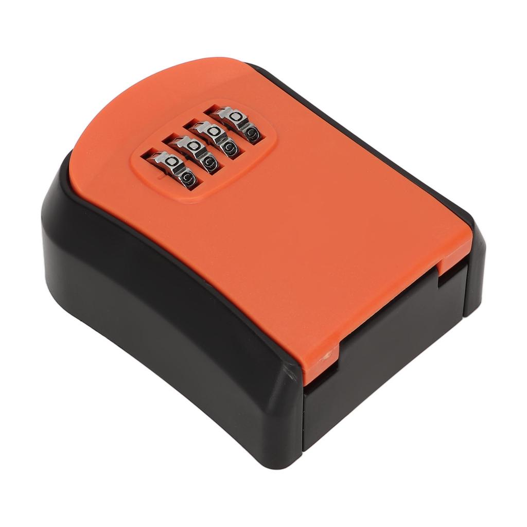 Combination Lock Box Wall Mounted ABS 4 Digit Waterproof Key Storage Lock Box with 5 Keys Capacity