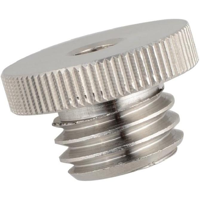 CAMVATE 1/4"-20 to 5/8"-11 Threaded Screw Adapter for Tripod Laser Level Bosch Adapter(Stainless Steel 304) - 1468