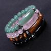 Rose Quartz & Tiger Eye Aventurine Bracelet - European & American Fashion