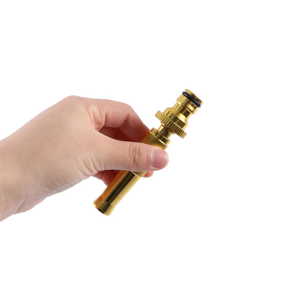 Car Washing High Pressure Adjustable Brass Spray Nozzle Sprinkler Water  Garden Tool