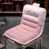 Rabbit Fur Cartoon Animal Cushion - One-Piece Seat, Back, Office Chair, Sofa, Student Chair, Long-Sitting, Butt Comfort Doll