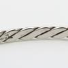 Used TIFFANY&Co. Bracelet Knife Edge Twist Sterling Silver 11.0g Silver Bangle