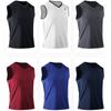 Herren Sportweste Shirts Bodybuilding Tanktops Training Gym Tee Ärmellose V-Ausschnitt Jacke
