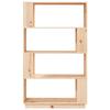 Bibliothèque/Séparateur de pièce 80x25x132 cm Pin solide