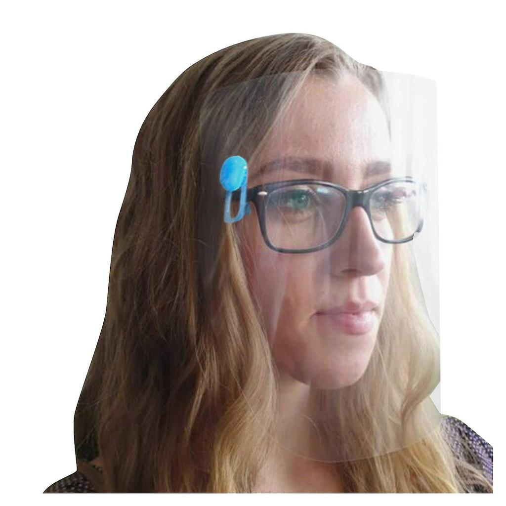 Safety Face Visor Mask Shield Clip On Glasses New Reusable Transparent Mask