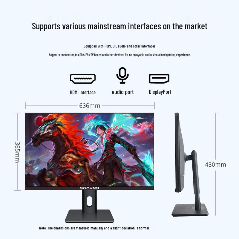 SOOANN 27-inch 4K IPS Desktop Monitor (CN version)