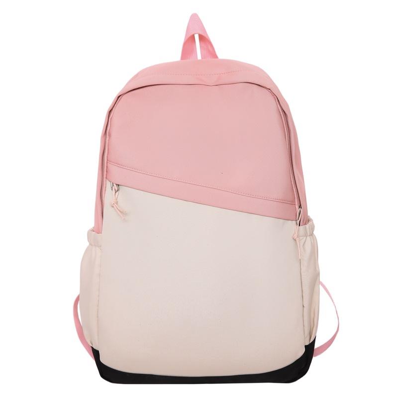 Business Backpack, Nylon Wear-resistant Office Commuting Computer Bag, Solid Color Versatile Backpack