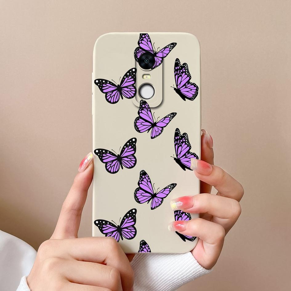 Geeignet für Redmi Note 7S 10 10S K80 7 8 9 9T 10T 9S Pro Max Plus Neue Hülle Hübsche Schmetterlings-Sonnenblumen-Flüssigsilikon-Anti-Rutsch-Shell für Redmi Capa