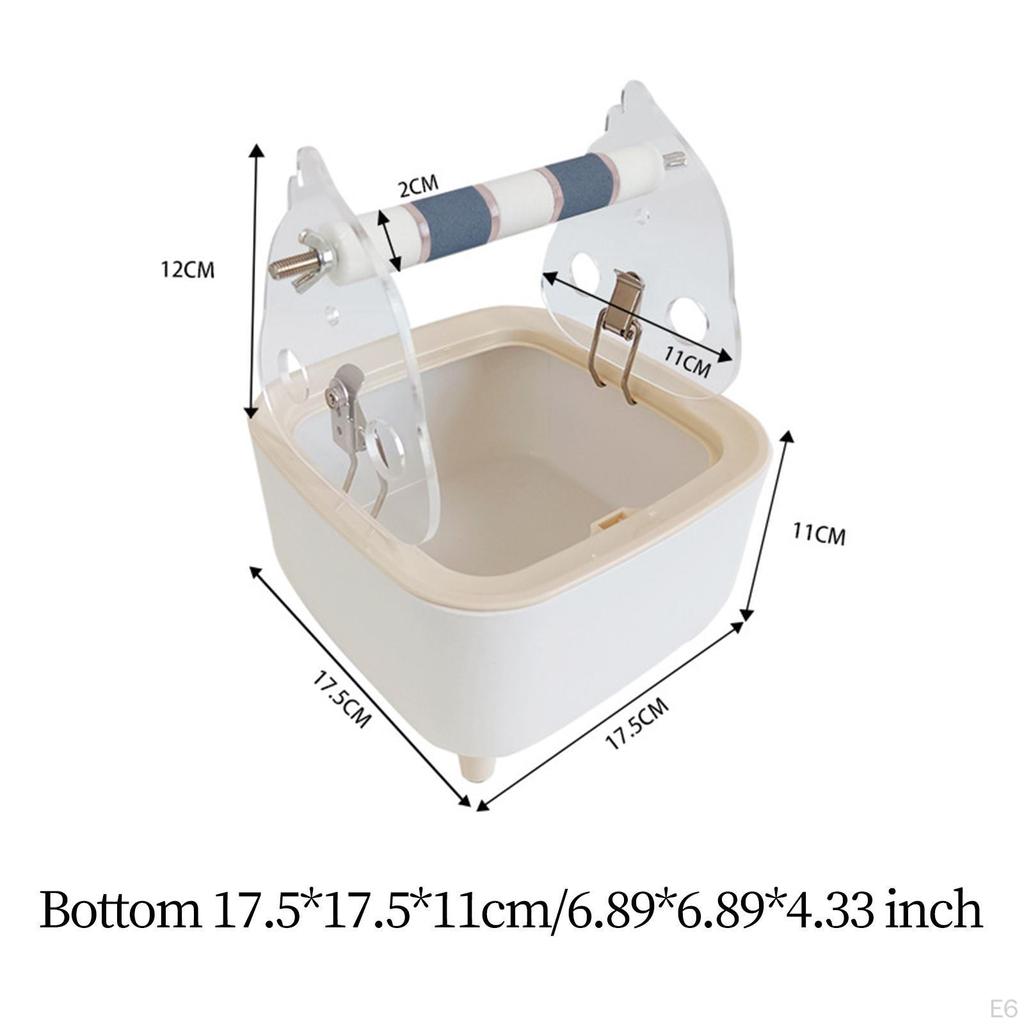 Vogeltoilettenständer, interaktive Sitzstange
