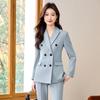 Women's Double-Breasted Professional Suit Set