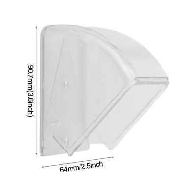 Wireless Doorbell Cover Outdoor Doorbell Rainproof Cover Waterproof Call Cover Transparent Protector Case Hardware Accessories