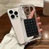 Transparent Four-Corner Anti-Drop With 3D Suction Cup Phone Case For iPhone 17 16 15 14 13 12 11 Pro Max Plus XS XR Cover