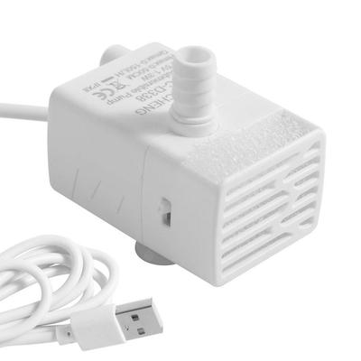 Ultra-leise Haustier-Wasserspenderpumpe 3 Saugnäpfe LED-Licht Mini-Tauchpumpe Abnehmbar Großer Durchfluss