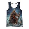 Summer Dark Souls Game 3D Print Tank Tops Men's Fashion Oversized Sleeveless Tank Top Bodybuilding Fitness Gym Vest Man Clothing