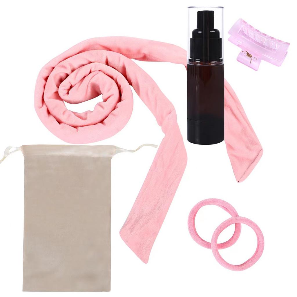Curly Ribbon Lazy Sleeping Curly Hair Band Reel Hairdressing Big Wave No Heat Curling Bar Headband