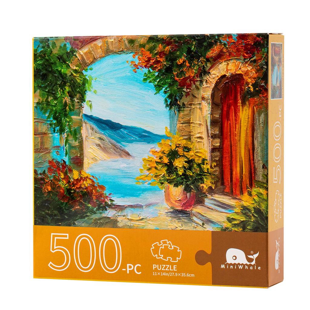 Exquisite Van Gogh Oil Painting Plane Puzzles 500 Pieces, Paper Children'S Puzzles 1000 Pieces