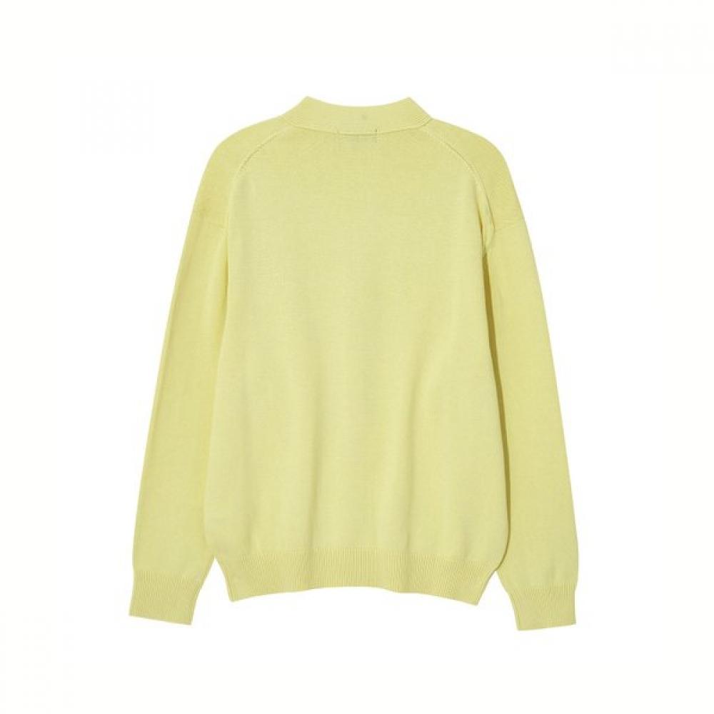 Kangol V Neck Cardigan Low Cut 1895 Lemon