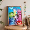 Disney Inside Out digital oil painting diy handpainted coloring painting home decoration, cute cartoon wall art gifts for living room