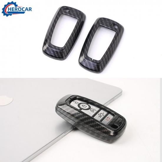 For Ford Bronco/Bronco Sport 21+ Key Fob Cover Case Shell Protector Carbon Fiber