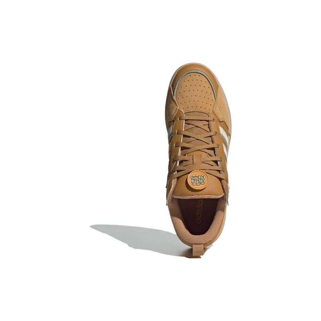Adidas Neo 100Db Comfortable Versatile Durable Low-Top Skate Shoes Unisex Sneakers Brown White IG8260