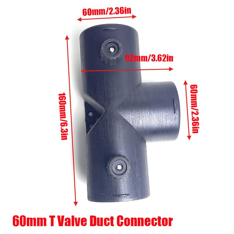Air Diesel Heater 60mm Diameter 200cm Length Duct Pipe Tube Hose Outlet Exhaust Joiner Connector For Webasto Eberspaecher