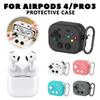 3D Game Console Protective Case For AirPods Pro 3 Cases Cover Liquid Silicone Design Earphone Protective Case With Cleaner Kit