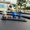 Violent Polychrome Bear Car Phone Number Plate Decorative Cartoon Ornament Car