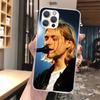 Retro Singer Kurt Cobain Soft Phone Case For iPhone 17 Air 16 16E 15 14 Plus 13 Mini 12 11 Pro Max X XR XS 7 8 + SE 2020 Pattern