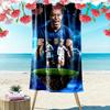 Cristiano Ronaldo: Asciugamano da spiaggia Legend Football Portatile per viaggi Campeggio all'aperto Asciugamano da bagno ad asciugatura rapida Assorbente Asciugamano da piscina all'aperto