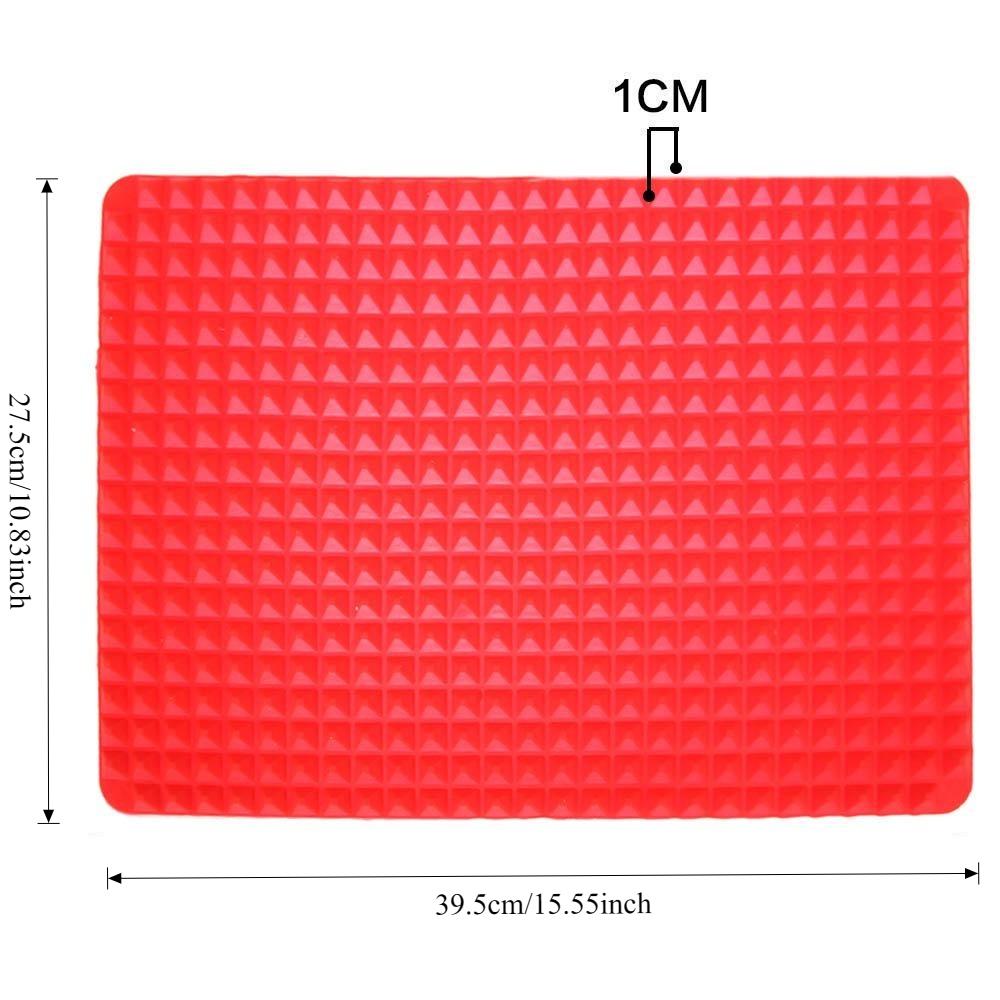 Pyramid Silicone Bakeware Pan Nonstick BBQ Mat Microwave Oven Barbecue Tray Multipurpose Baking Cooking Tools