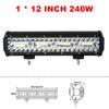 4/ 7 Inch 120W Combo Off Road Led Light Bars Spot Flood Beam for Work Driving Offroad Boat Car Tractor Truck 4x4 SUV ATV 12V 24V