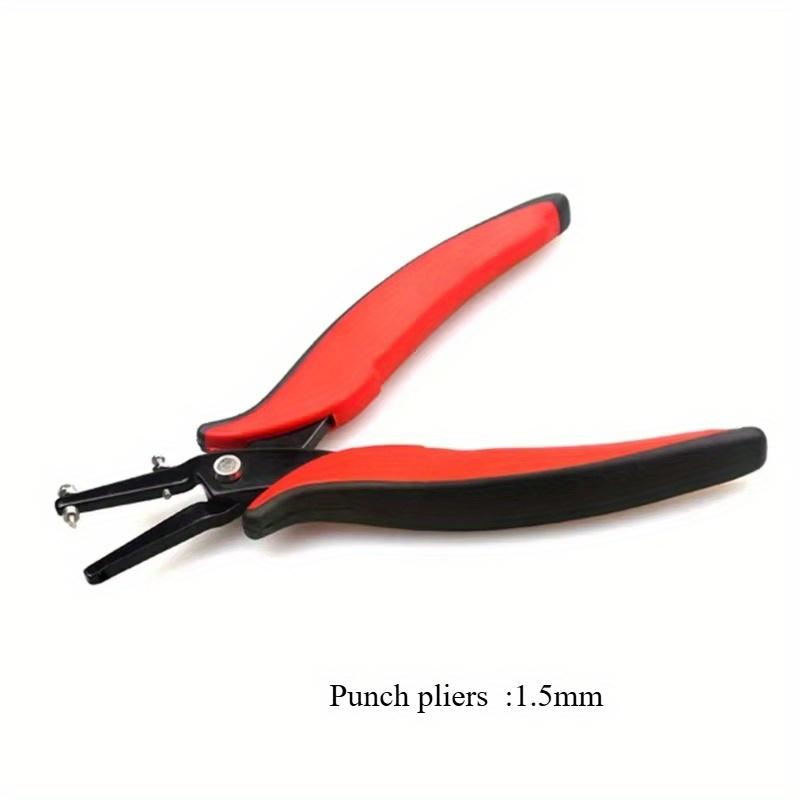 

Punching Pliers 1.5mm/1.8mm Handmade Jewelry Tool Perforation Professional Pliers for Leathers Household DIY Puncher