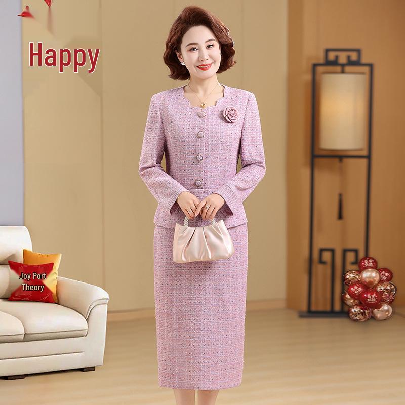 2026 Spring Collection: Elegant Wedding Banquet Attire for Mothers of the Bride – Stylish, Formal Wear for Middle-Aged & Elderly Women