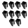 10Pcs Portable Billiard Supply Corrector Supply Accessory Pencil Sharpener Shapeblack