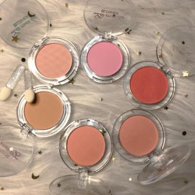 Fashion 6 Colors Blush Soymilk Matte Pearl Rouge Highlights To Trim Dish Long Lasting Base  Repair Beauty Flowers Blush