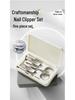Stainless Steel 5-Piece Nail Care Set: Clippers, Scissors, Manicure Tools & Ear Pick